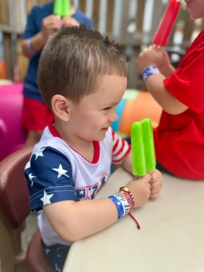 Child at Little Heaven Daycare